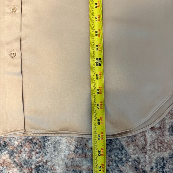 Ann Taylor Beige Button Down Shirt - Picture 9 of 9